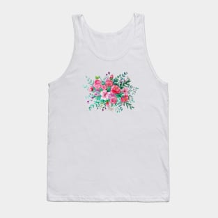 Watercolour Flowers Tank Top